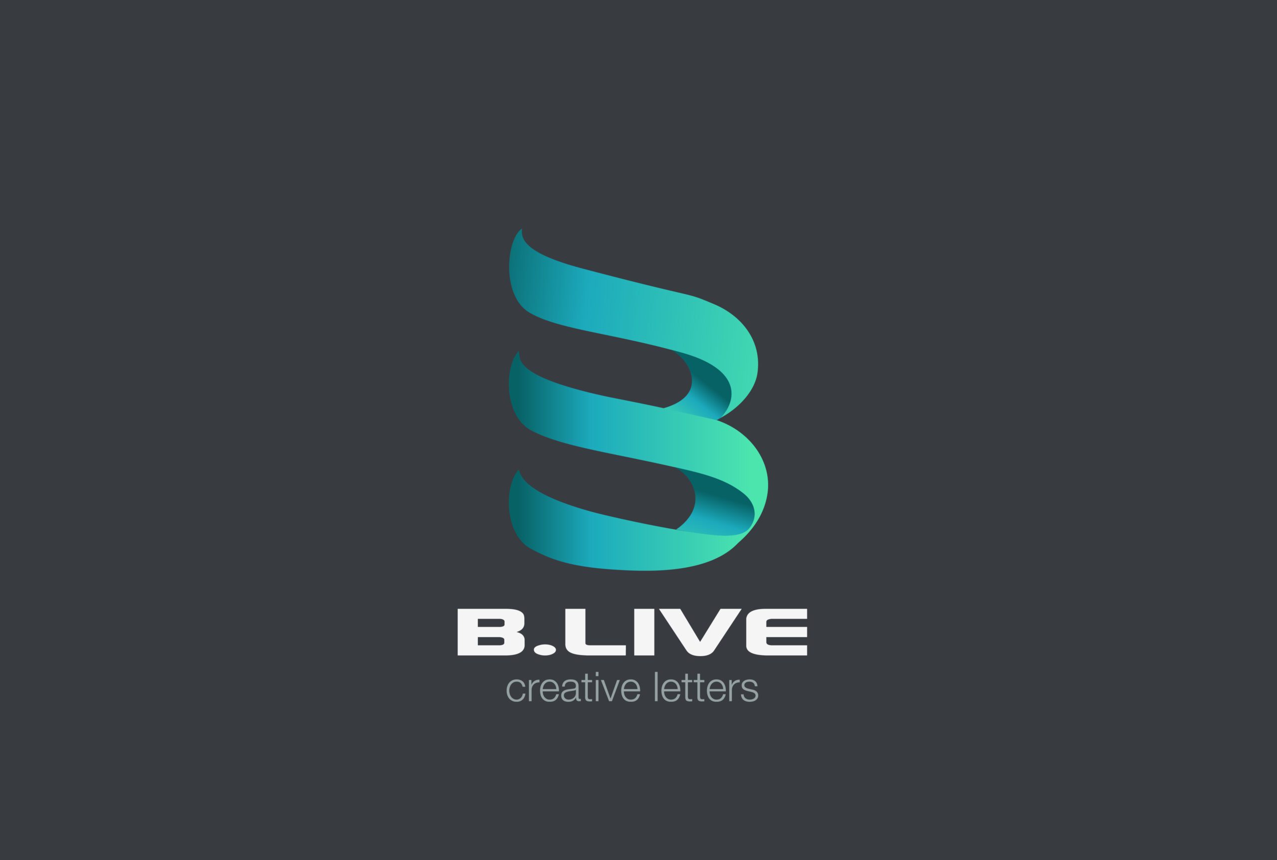 Letter B ribbon Logo design vector template.
Media Corporate Business Logotype concept icon.